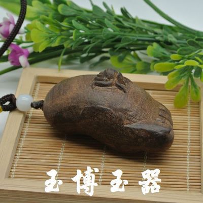 越南沉香木雕工艺品 知足常乐手把件 木雕木制工艺品批发